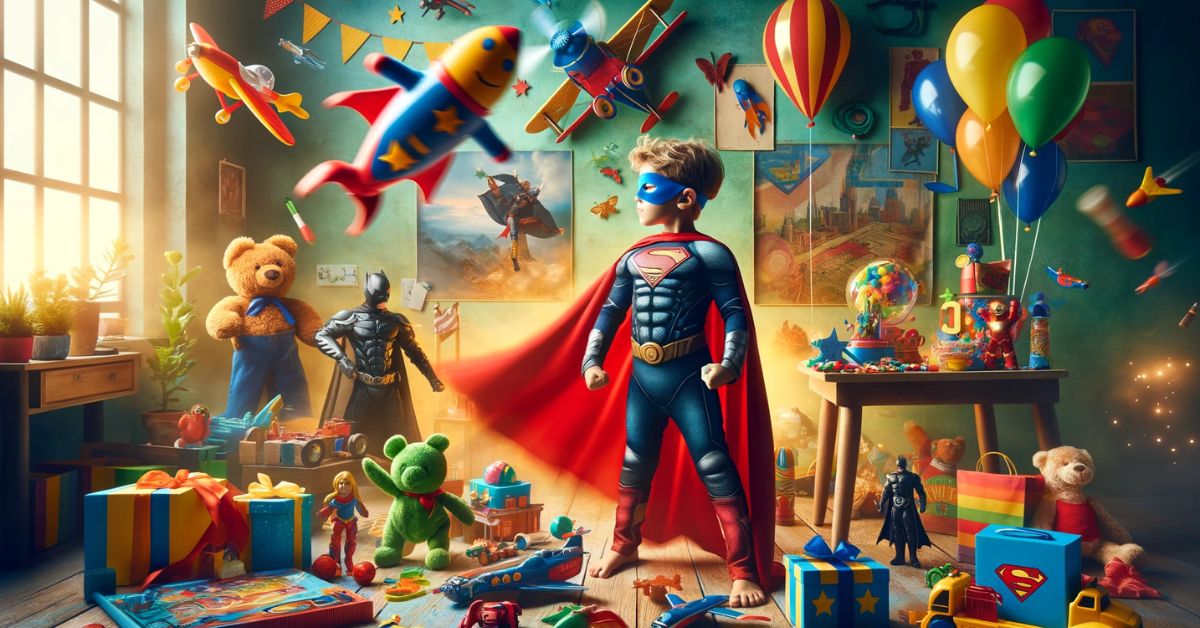 Superhelte gaver til 4 årige